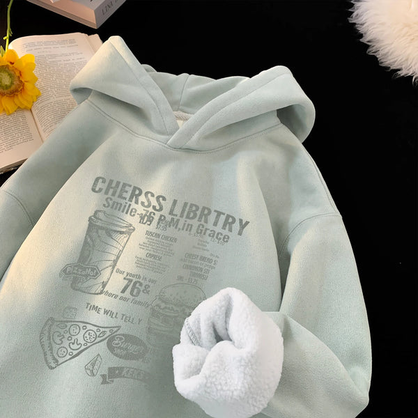 Streetwear Loose Lazy Hoodies Pullover Hip-hop Sweatshirt