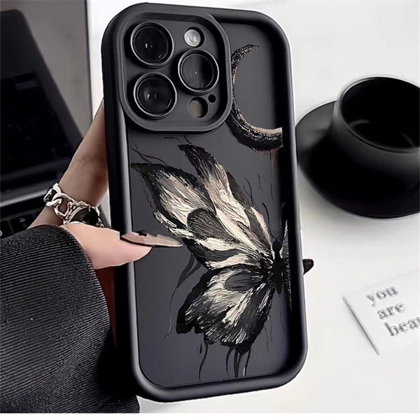 Art Oil Painting Butterfly Soft Case for IPhone