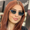 Retro Cat Eye Hip Hop Narrow Sunglasses Women
