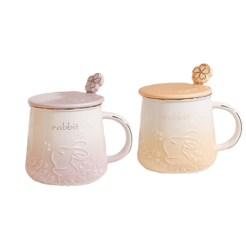 Luxury cherry blossom high beauty mug with gift