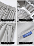 2024 Joggers Ice Silk Sweatpants Sportswear Breathable Cool Drawstring Casual Track