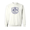French Vintage White Sweatshirt Women Autumn Cozy Fleece Pullover