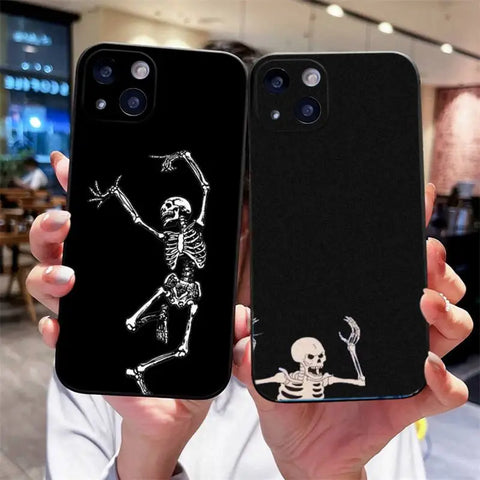 Skeleton Skull Phone Case For iPhone