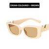 Vintage Retro Rectangle Sunglasses Women Small Frame UV400 Fashion