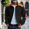 Autumn and Winter Men's Heavy Loose Corduroy Piece Retro Collar Jacket