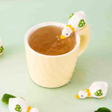 Cartoon Cat Ceramic Cup Creative Hand Painted High Temperature Resistant Mug Dormitory