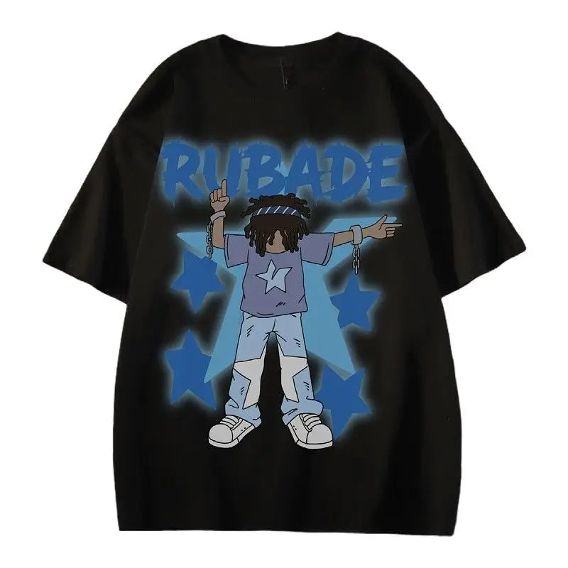 Y2K Loose Personality Women Harajuku Oversized T shirt