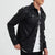 Mens PU Leather Shirt Long Sleeve Elastic Police Style Top