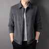 Mens Corduroy Button Down Jacket Business Casual Fall Coat