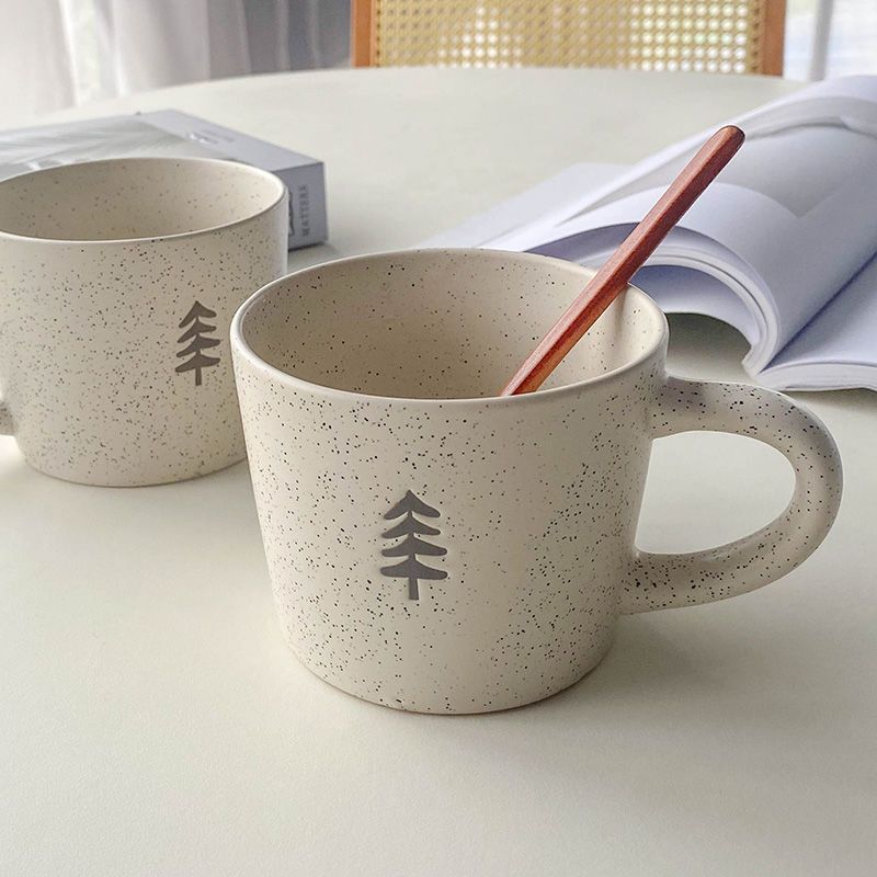 Mug Ins Style Design Mug Small Pine Pattern Coffee Cup