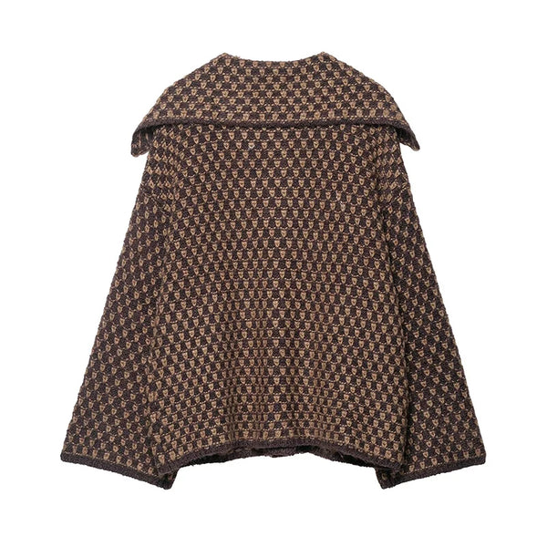 Short Knit Jacket Women Button Up Cardigan Fall Winter 2025 Coat