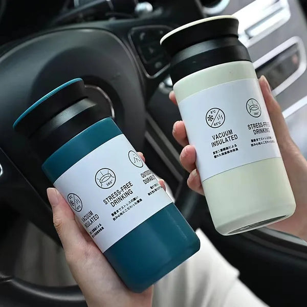 500ml Insulated Tumbler Stainless Steel Hot Cold Coffee Travel Cup