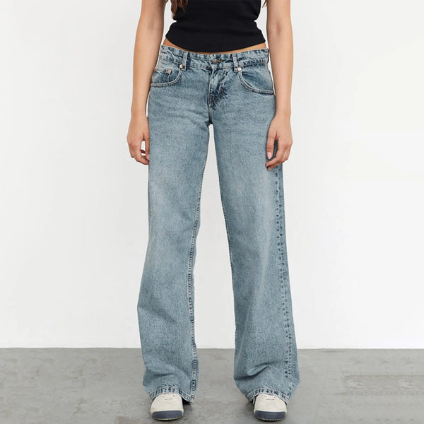 High Waist Wide Leg Jeans Women Y2K Baggy Boyfriend Streetwear