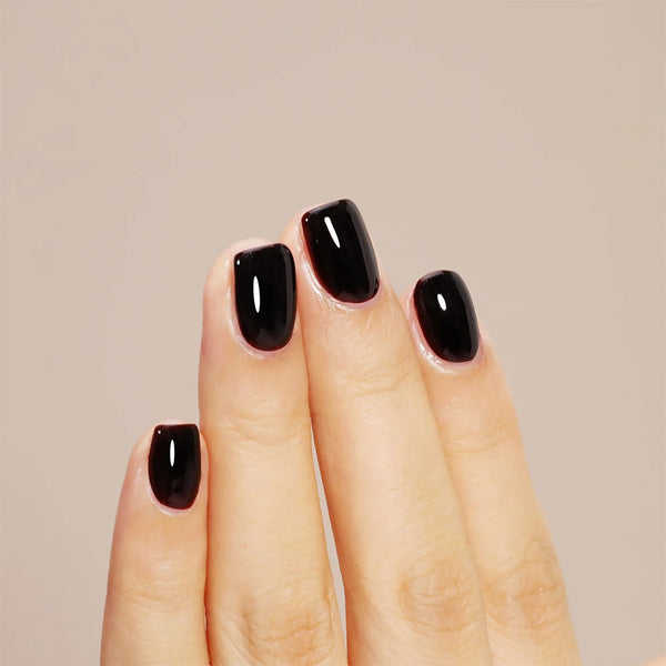 Gel Nail Strengthener Black Cherry Red Color Elastic Rubber