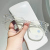 Transparent Anti-Blue Light Round Eyeglasses