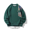 Men's Pullover Sweatshirt Harajuku Embroidered Bear Pattern Sweatshirts