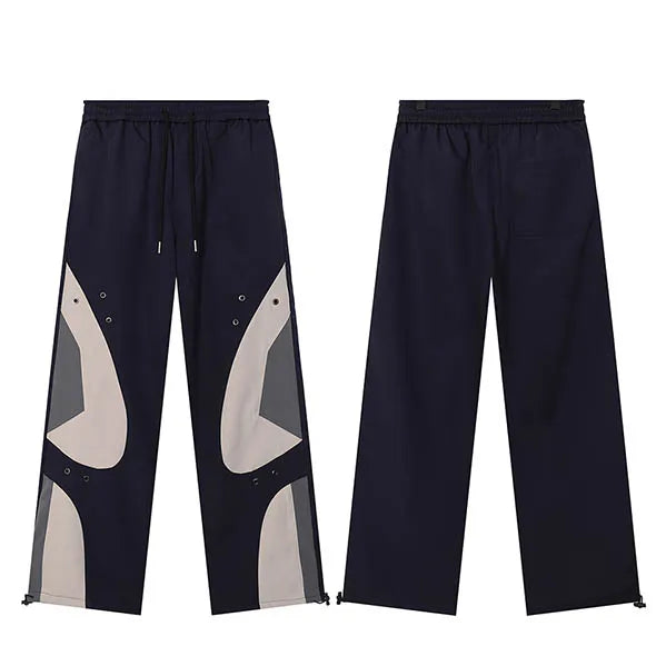 Men's Patchwork Joggers Hip Hop Track Pants