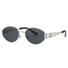 Oval Sunglasses Small Round Metal Fram