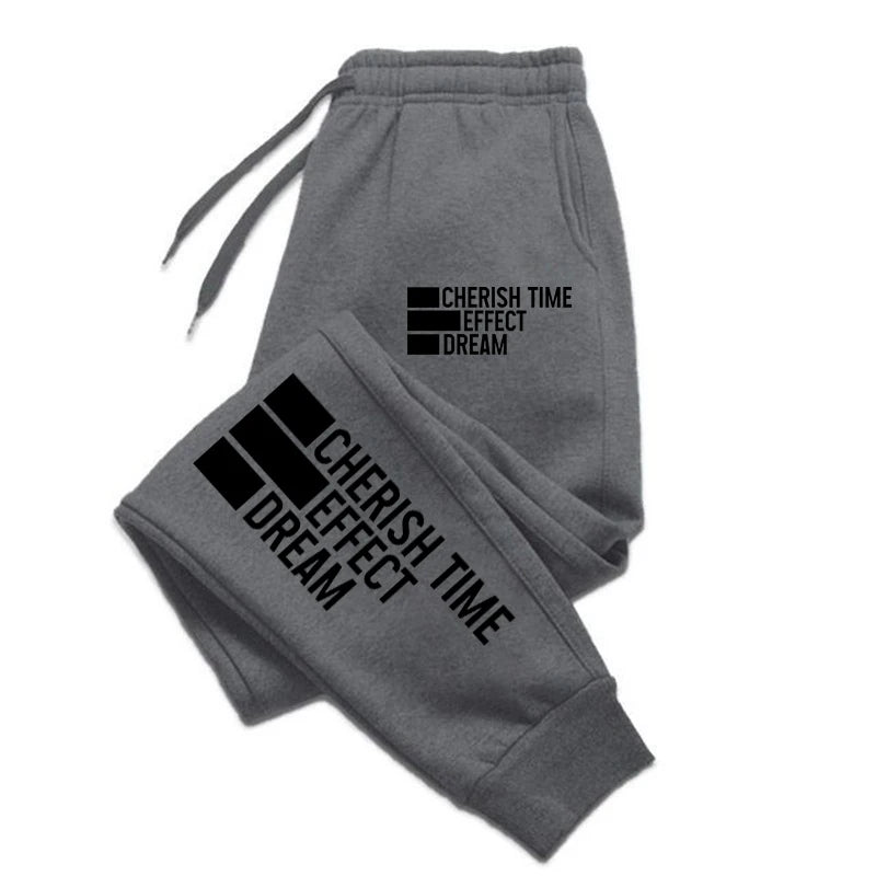 Cherish Time Print Women Sweatpants