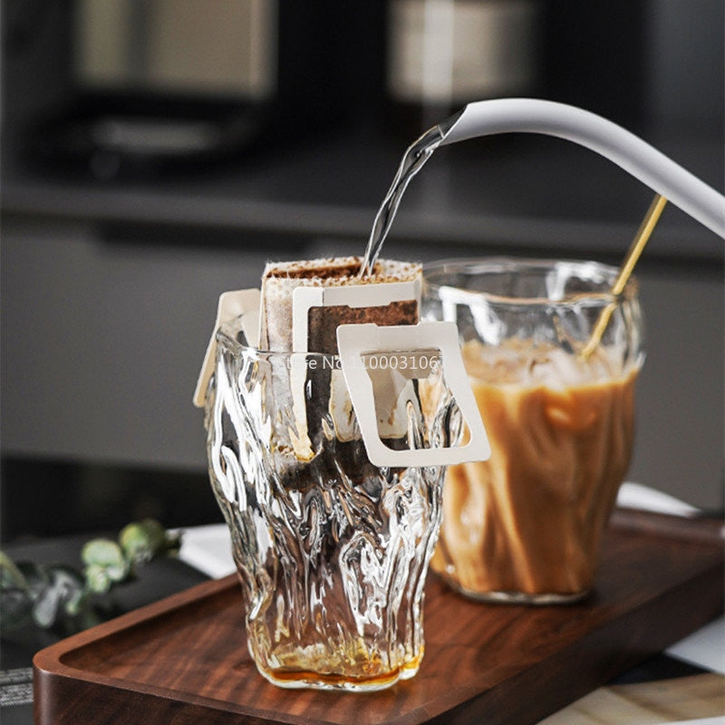 Glass Cup Irregular Coffee Mug Foreign Wine Glass Whiskey