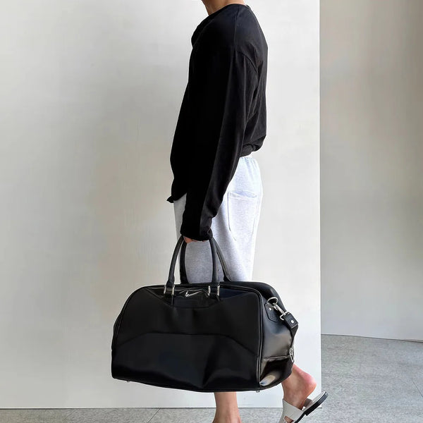 Mens Cotton Long Sleeve Tshirt Korean Harajuku Oversized Soft Top