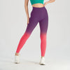 Gradient Seamless High Waist Leggings Women Yoga Slim Fit Tights