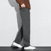 Mens Loose Wide Leg Pants Straight Casual Winter Plus Size Trousers