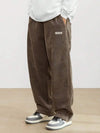 Corduroy Cargo Pants Baggy Loose Fit Sweatpants Casual Joggers