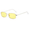 Retro Metal Frame Sunglasses Colorful Lens