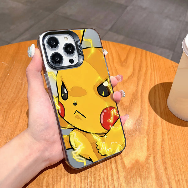 Anime Pokemon Gengar Pikachu Phone Case for iPhone Shockproof Cover