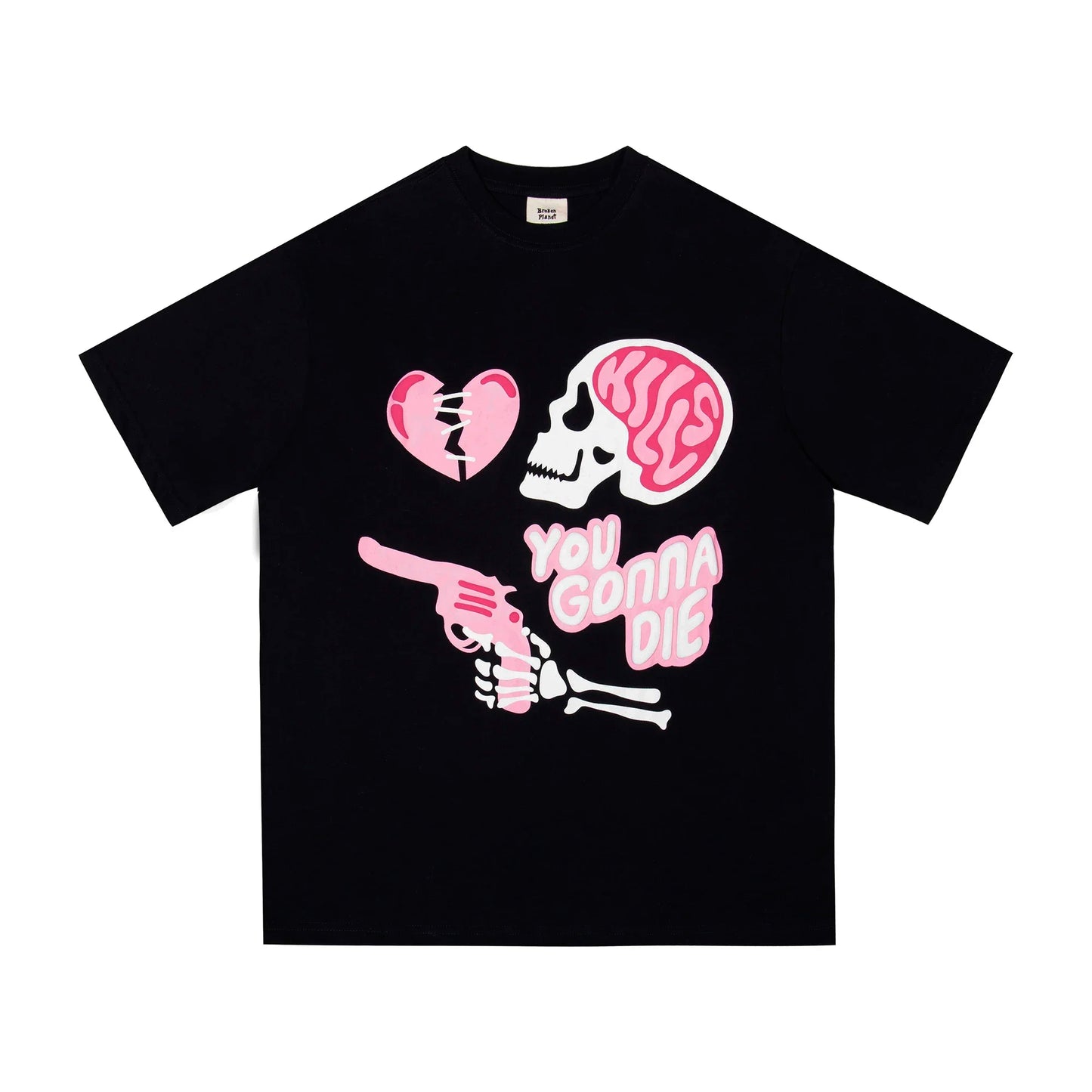 Summer Cotton T-shirt Men Fun Print Comfortable Casual Wearable Top