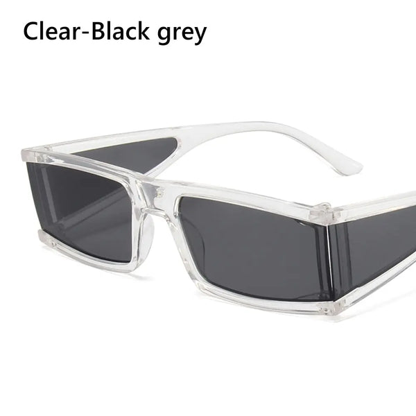 UV400 Rectangle Punk Designer Sunglasses Women