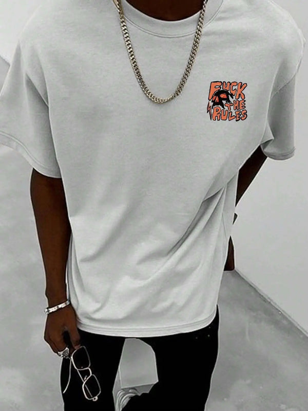 Stylisches Do Not Design Rules Herren T-Shirt: Grafische Muster für den Sommer