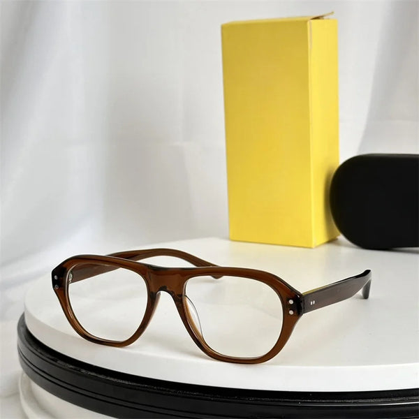 Oval Retro Vintage Optical Computer Prescription Glasses