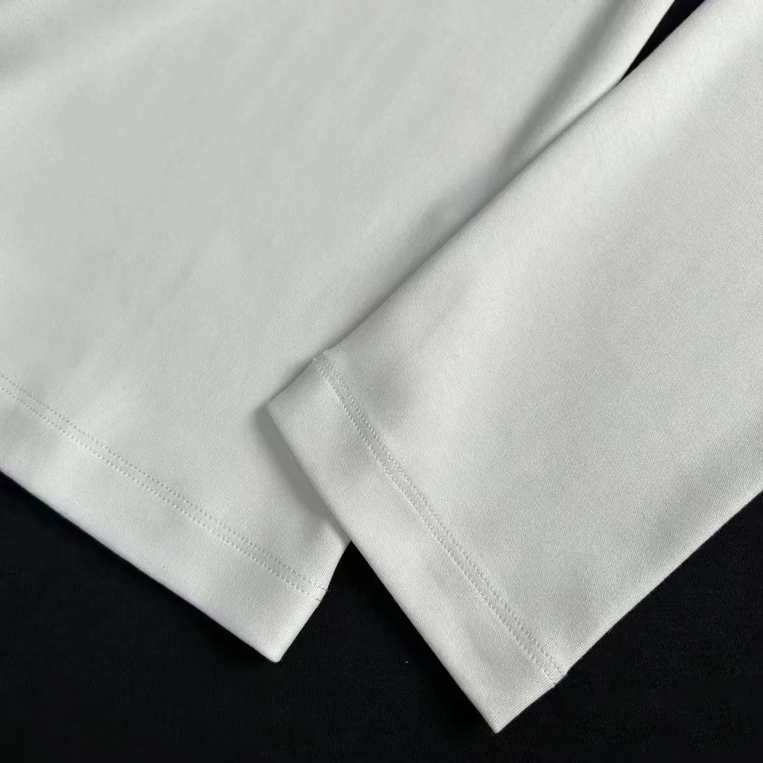 High-Quality Rapper Print Streetwear Full Sleeve Cotton T-Shirt for Men