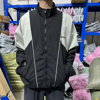 Ateez World Tour Windbreaker Jacket Zip Graphic Streetwear Men 2025