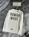 Men's High Quality Rapper Full Sleeve HUMAN MADE Printed Long Sleeve Shirt