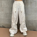 Summer Chic: Women's Chain Cargo Pants