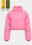 Women Winter Cropped Puffer Jacket Windproof