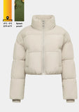 Women Winter Cropped Puffer Jacket Windproof