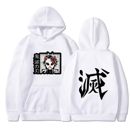 Men Hoodies Anime Streetwear Harajuku Pullover Hip Hop