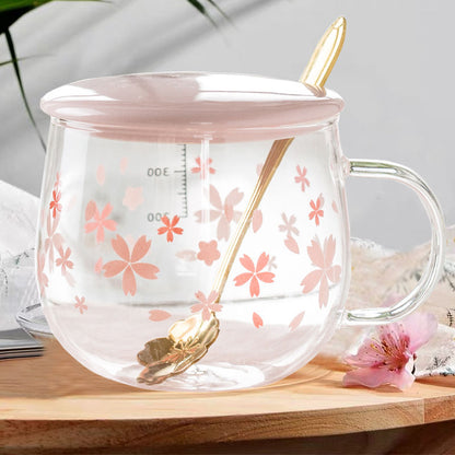 Ceramic Coffee Mug With Lid Cup and Saucer Set Handmade