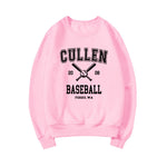 Sweatshirt Pullover Graphic Forks Hoodie Cullen Baseball Rundhalsausschnitt Lässig