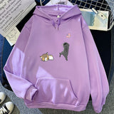 Anime Haikyuu Hoodies Streetwear Embrace Harajuku Manga mit Nekoma Cats für Frauen