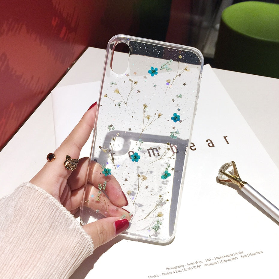 flower case for iphone phone cases Real floret cover case