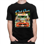 Japanese Arcade Out Run Vintage Gaming T-Shirt Men’s Retro