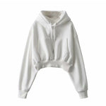 Hoodie Pullovers Women Fashion High Waist