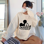 Mickey Mouse Unisex Sweatshirt Crewneck Harajuku Pullover