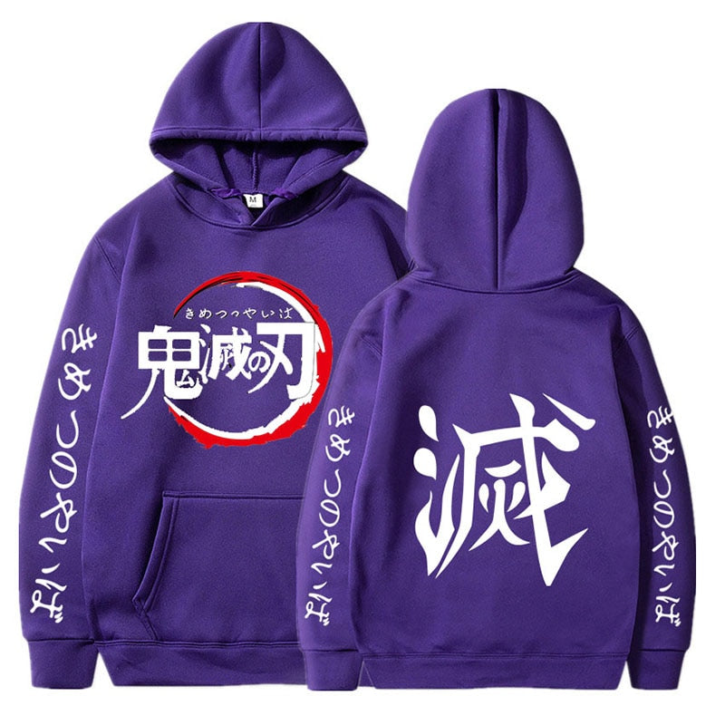 Männer Hoodies Anime Streetwear Harajuku Pullover Hip Hop