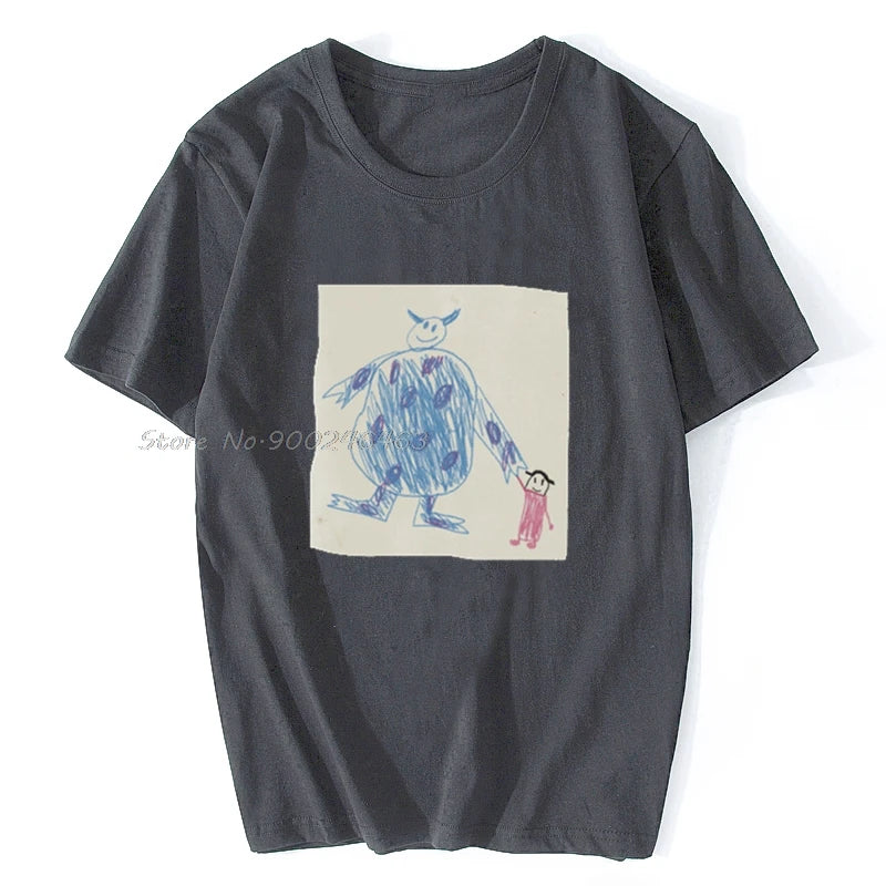 Monsters Inc Doodle T-Shirt Hip Hop Harajuku Streetwear